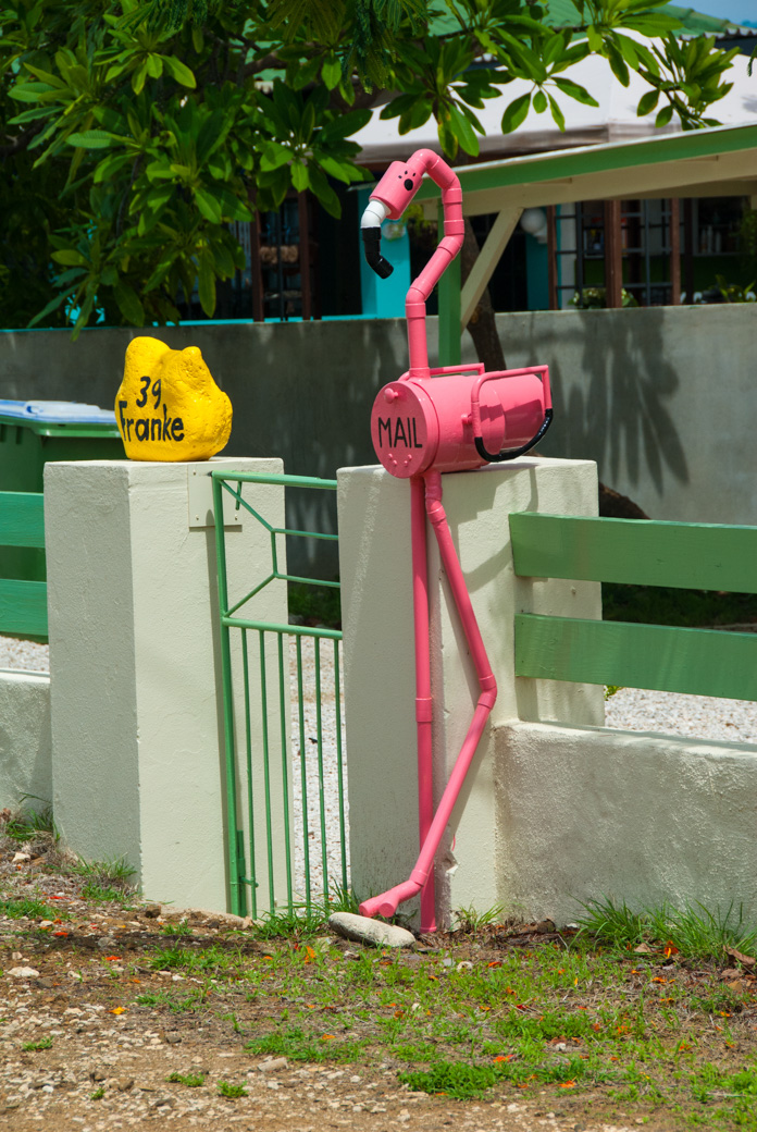 Flamingo mailbox