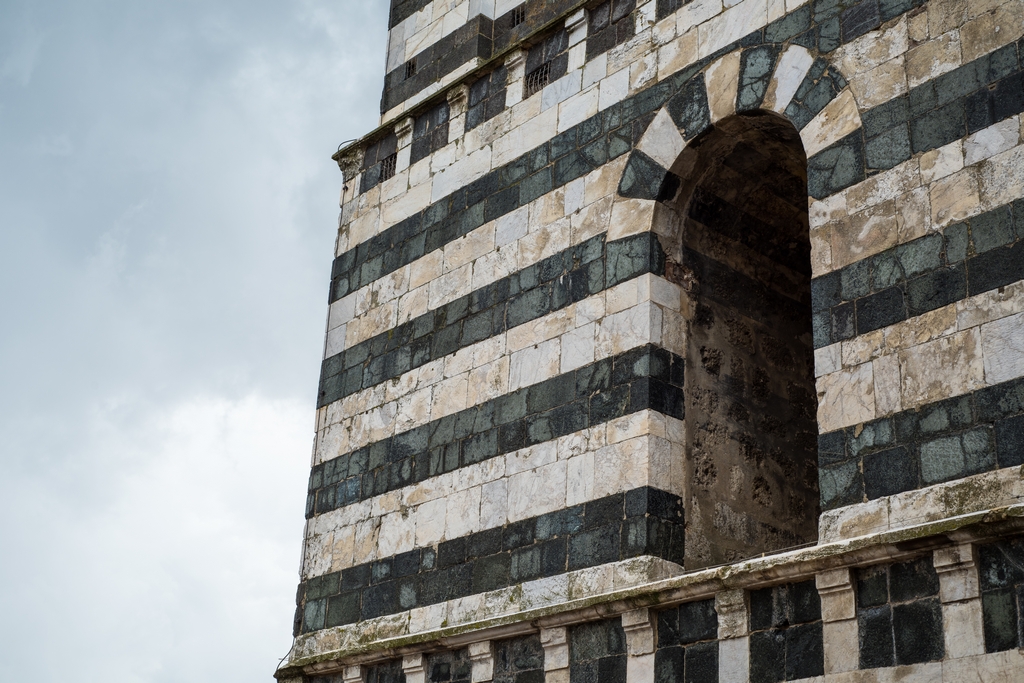 Duomo di Siena bell tower detail