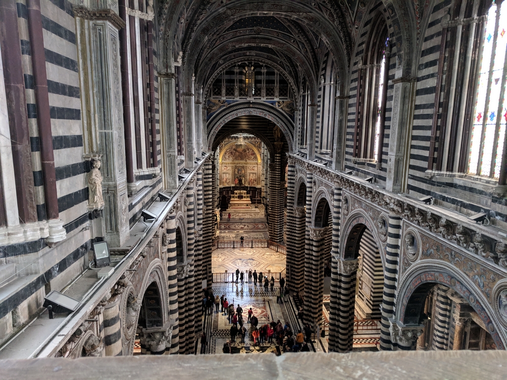 View in the Duomo di Siena