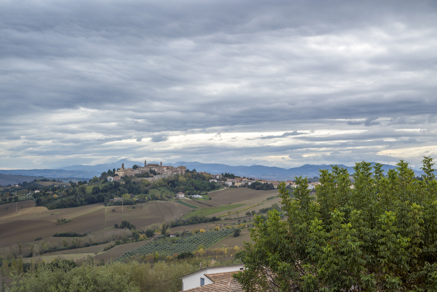 View from Orciano di Pesaro