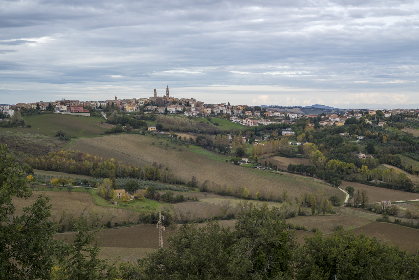 View of Ociano from Mondavio