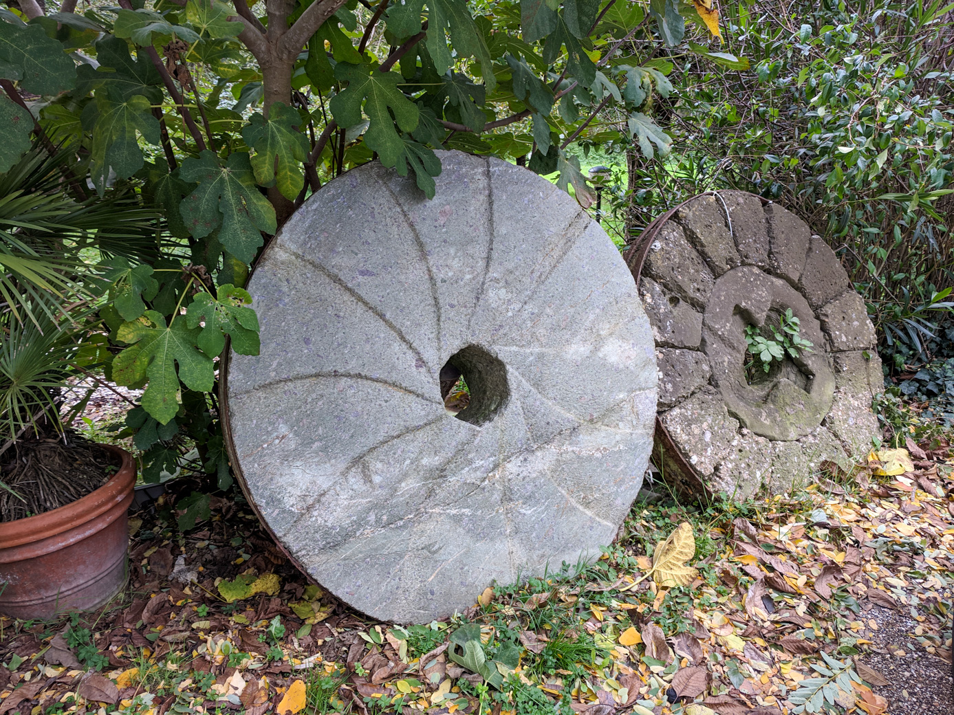 old stones from the mill