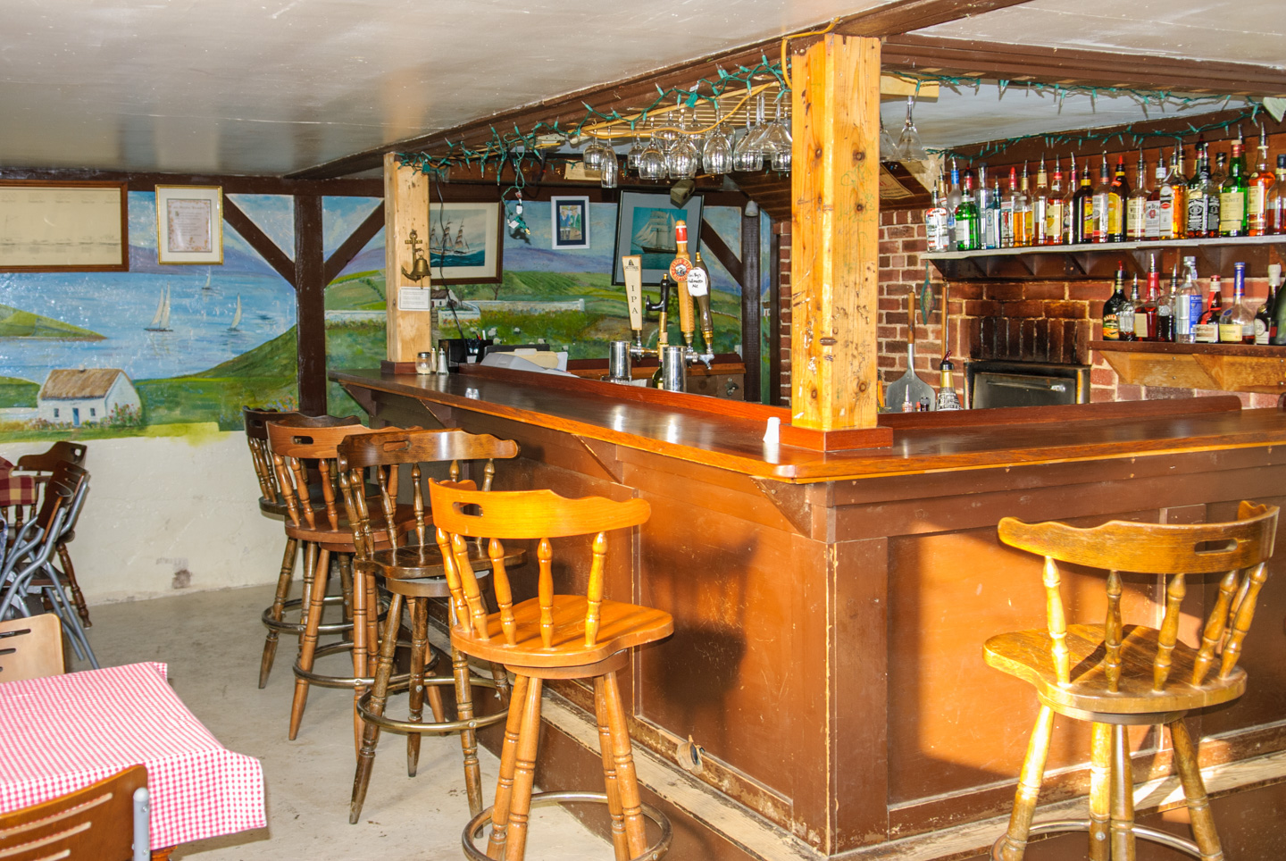 Bar of the Brooklin Inn Pub