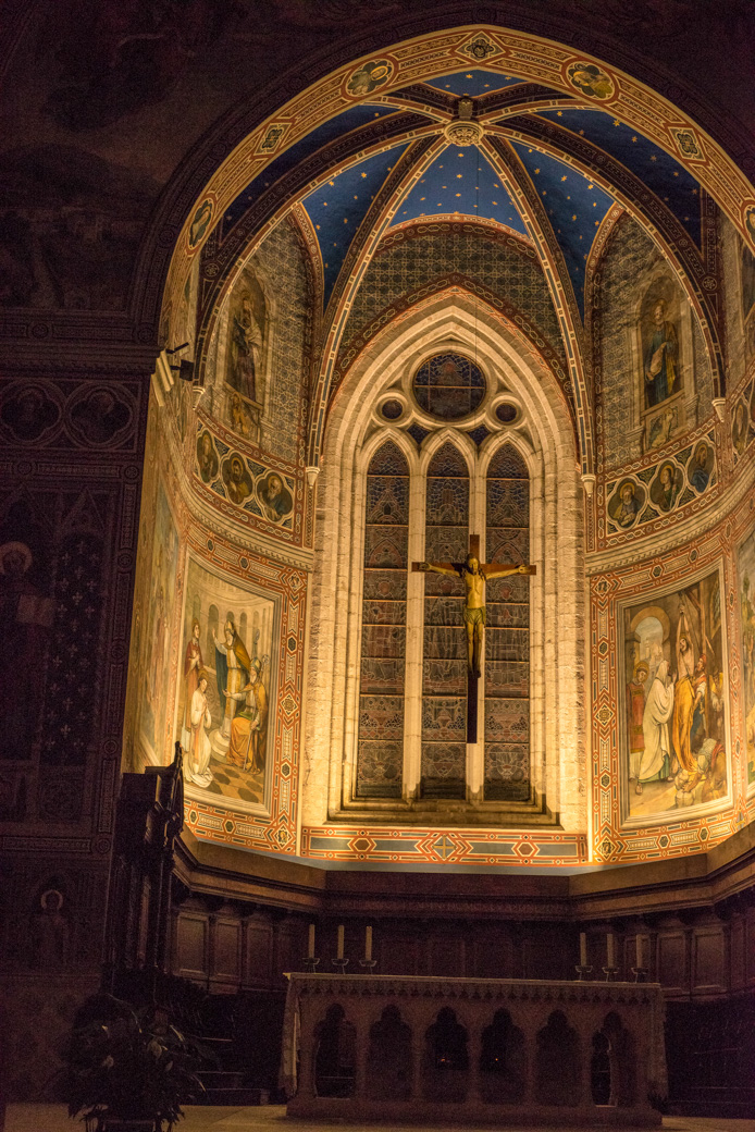 Apse of the cathedral in Gubbio