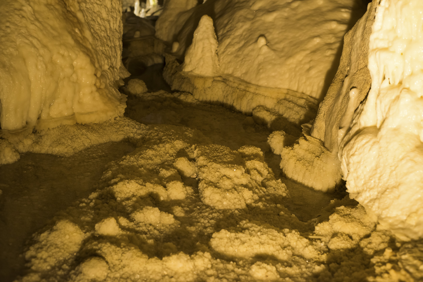 Inside Frasassi Caves