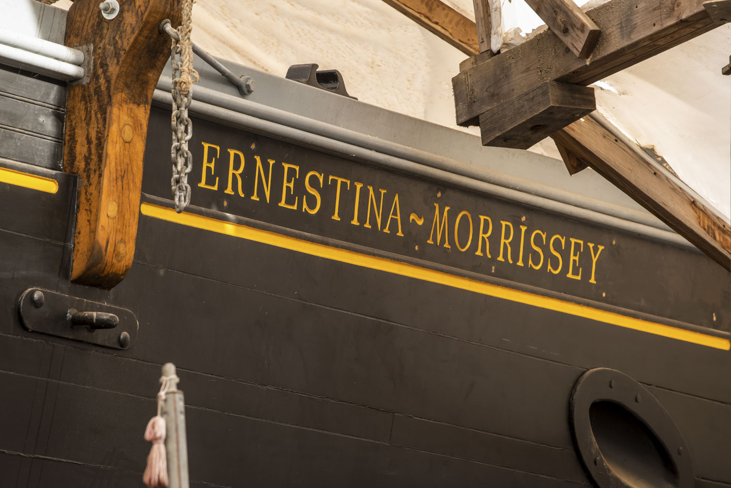 Closeup of the Ernestina-Morrissey