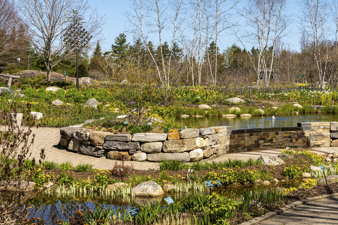 Maine Botanical Gardens Garden of the Five Senses