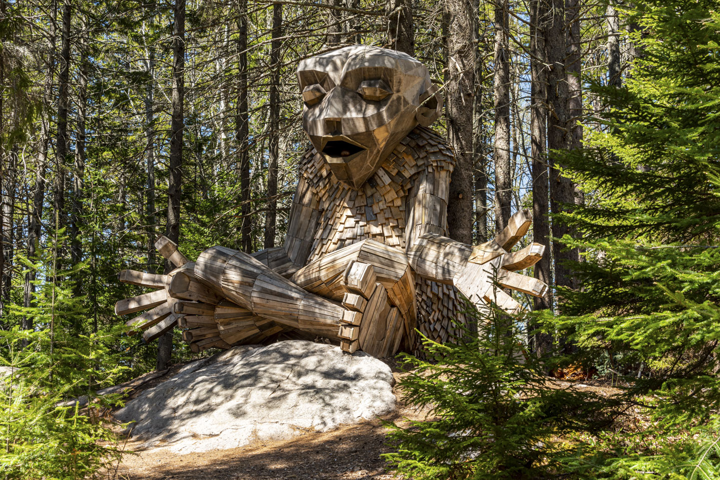The troll sculpture Gro