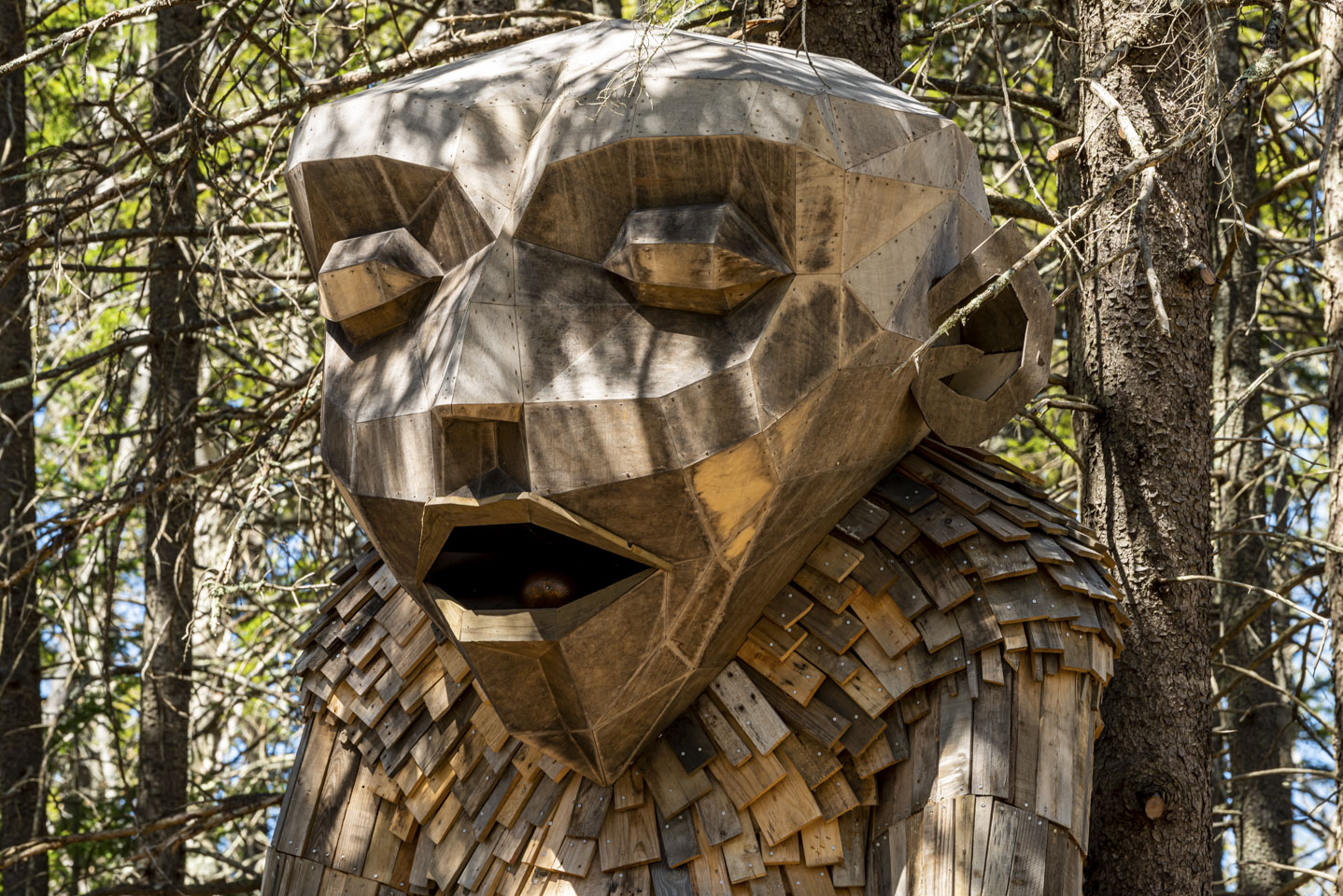 The troll sculpture Gro