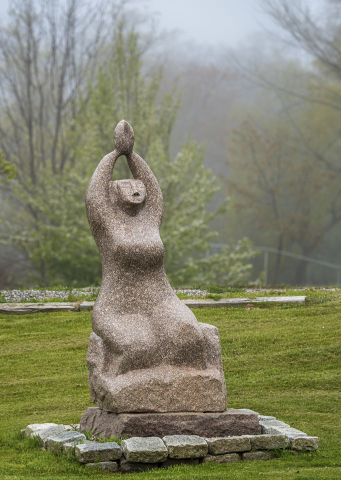 sculpture called The Seeker by Dick Alden