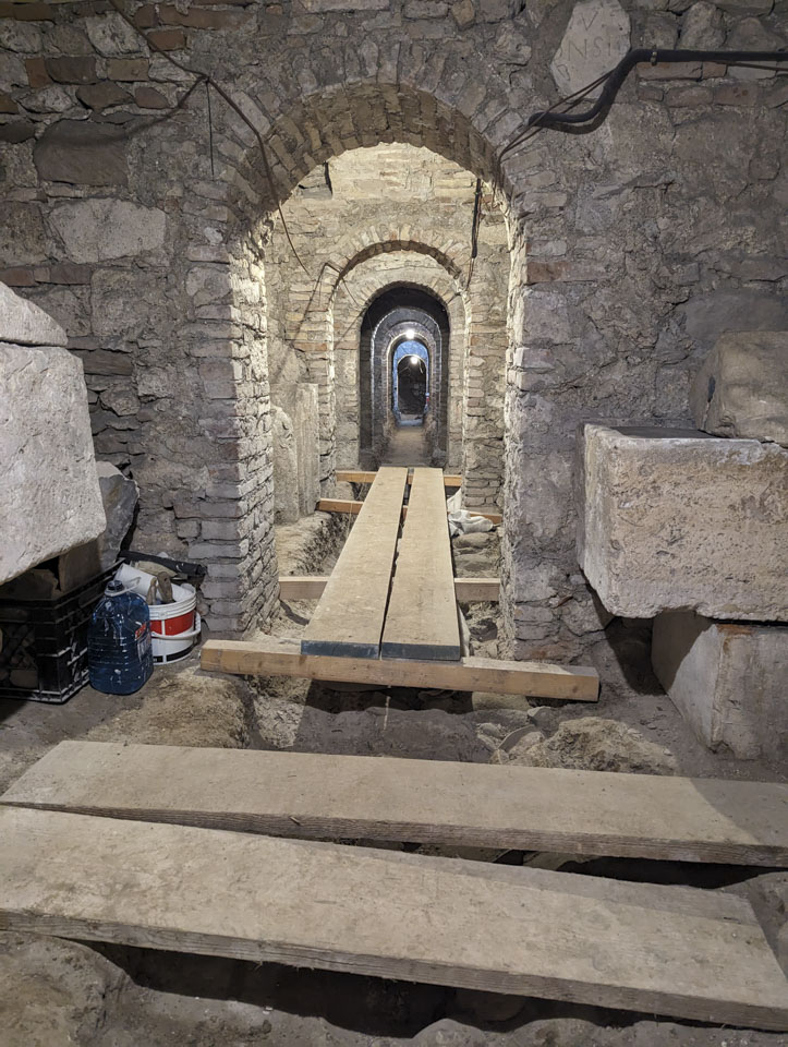 crypt area of Cathedral of Saint Emidio