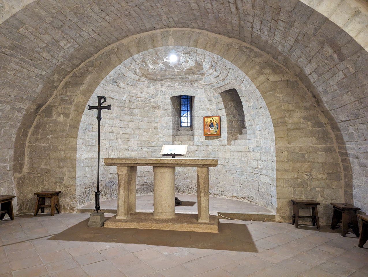 The crypt chapel of Fonte Avellana