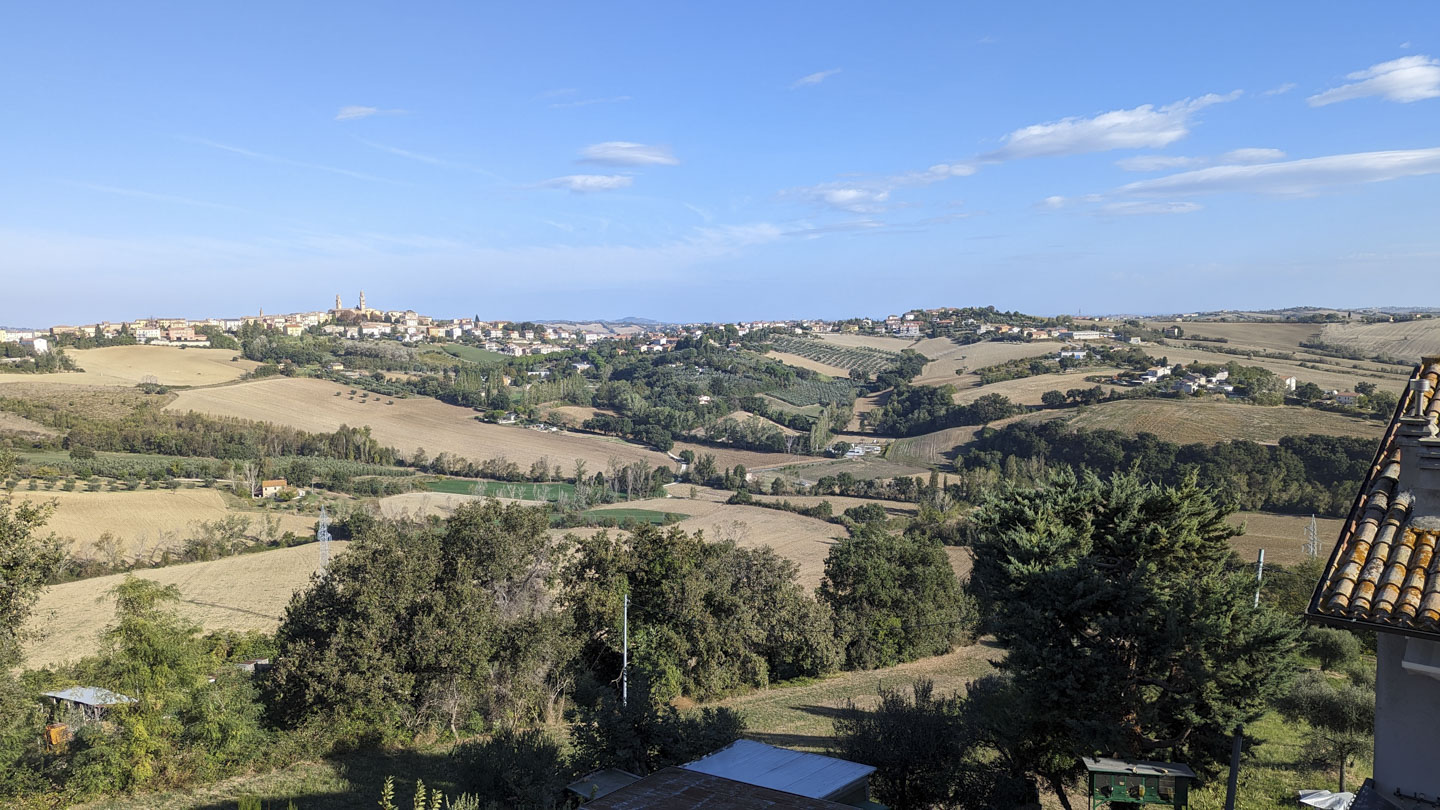 View from Mondavio