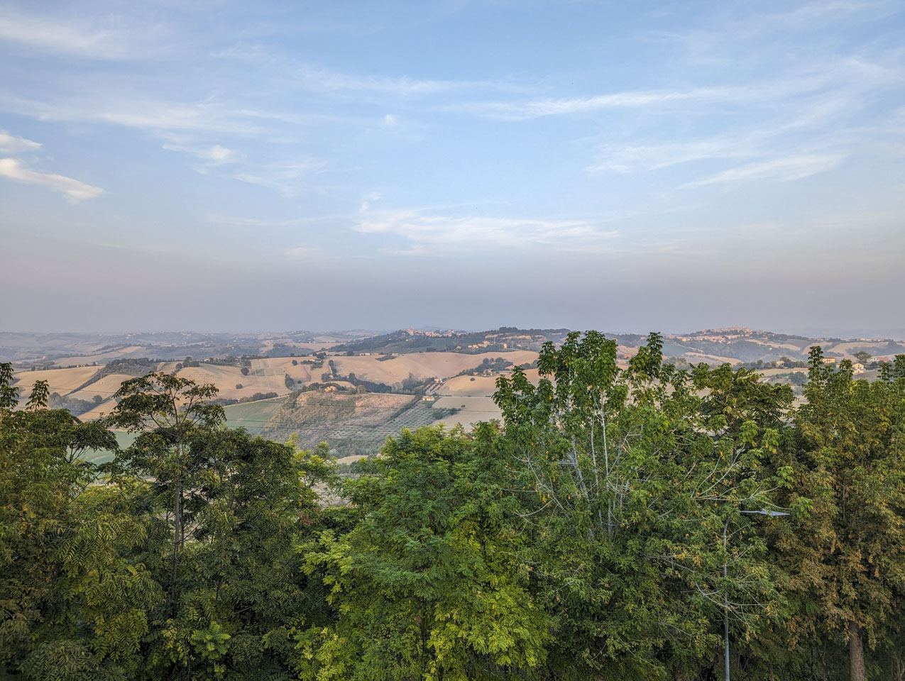 View of Mondavio from Barchi