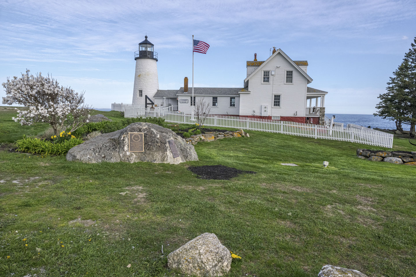 Pemaquid Light viewed from the front.