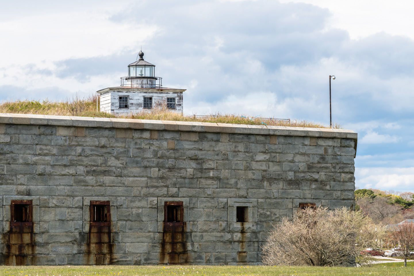 Fort Rodman and Clarks Point Light